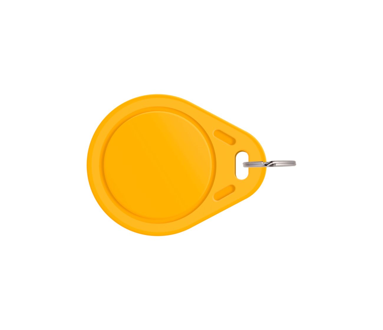 Пластиковый RFID-брелок из ABS с чипом Mifare Zero желтый